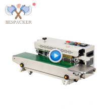 Bespacker automatic  continuous plastic heat sealer machine  / bag heat sealing machine /  band sealer machine